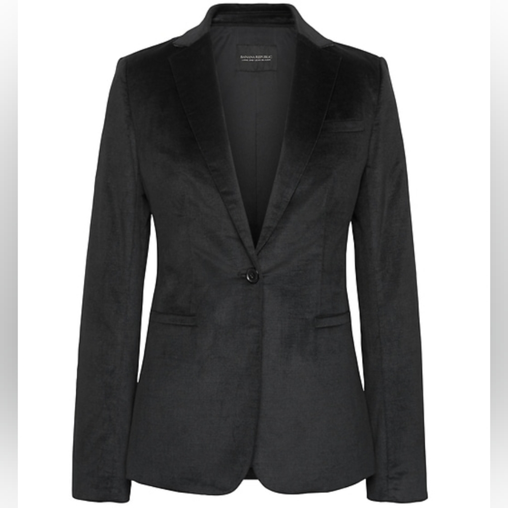 Banana Republic velvet blazer, size 8